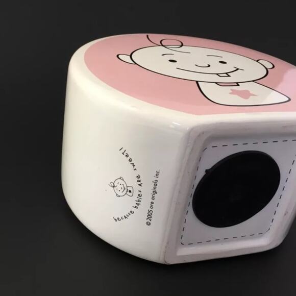 Sugarbooger Pink Ceramic Coin Bank ~ New w/out Box - Picture 2 of 7